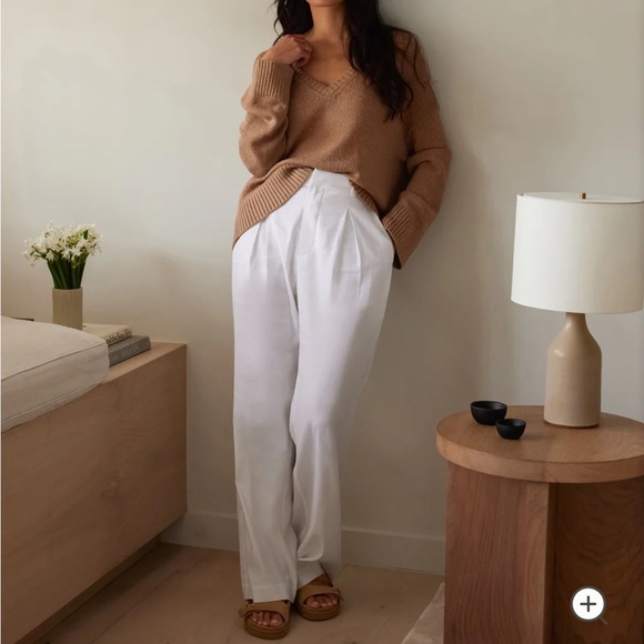 NEW Jenni Kayne Riley Trouser in White 2 - Picture 3 of 9